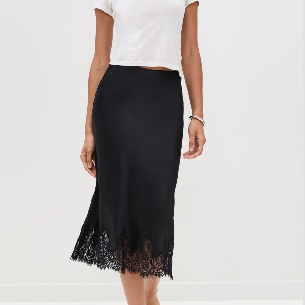 NWT Reformation Carolina Skirt in Black